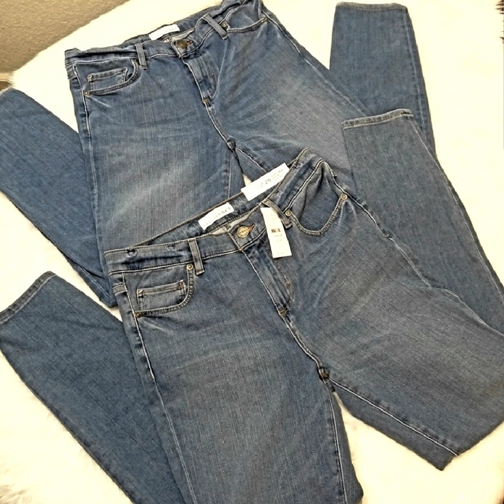2- Ann Taylor Loft Performance Denim Leggings